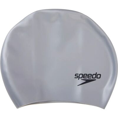 Speedo Silikon-Kapu für langes Haar - Silber - Unisex Speedo Silikon-Kapu für langes Haar - Silber - Unisex