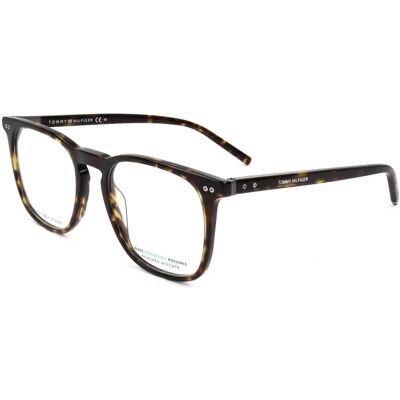 Tommy Hilfiger Modèle TH 1940 - Lunettes carrées Havana - Publicité Tommy Hilfiger Modèle TH 1940 - Lunettes carrées Havana - Publicité