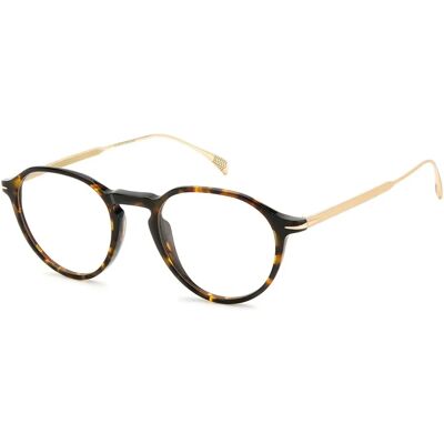 David Beckham Havana Gold Runde Brillenrahmen - Brillenrahmen David Beckham Havana Gold Runde Brillenrahmen - Brillenrahmen