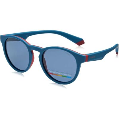 Polaroid PLD 8048/S Enfants - aquamarine transparent bleu/rouge Polaroid PLD 8048/S Enfants - aquamarine transparent bleu/rouge