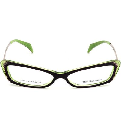 Alexander McQueen AMQ-4163-R2I Golden Green Violet Ladies' Spectacle Frame Alexander McQueen AMQ-4163-R2I Golden Green Violet Ladies' Spectacle Frame