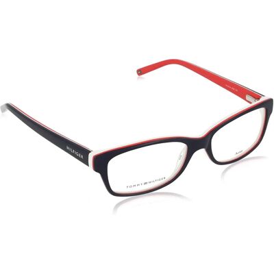 Tommy Hilfiger Modèle TH 1018 GYB Monture de Lunettes Rectangulaire Pêche Marron - Unisexe Tommy Hilfiger Modèle TH 1018 GYB Monture de Lunettes Rectangulaire Pêche Marron - Unisexe