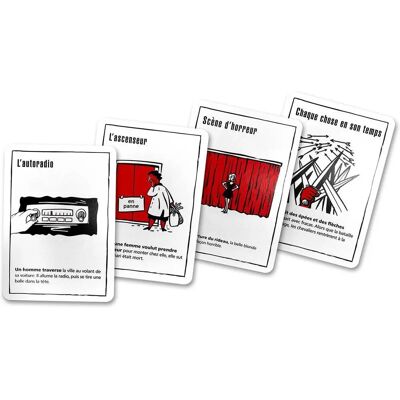 Iello KIKIBS01F Brettspiel - Black Stories Iello KIKIBS01F Brettspiel - Black Stories