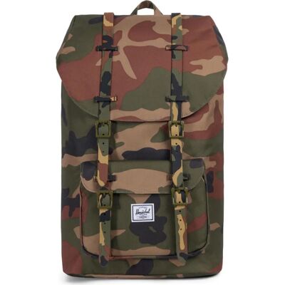 Herschel Little America Rucksack - Unisex Backpack, Green, 25L Herschel Little America Rucksack - Unisex Backpack, Green, 25L