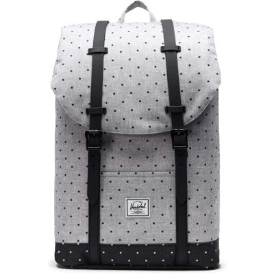 Herschel 10329-03556-3556 - Mitt Volumen - Grau mit Punkten Rucksack Herschel 10329-03556-3556 - Mitt Volumen - Grau mit Punkten Rucksack