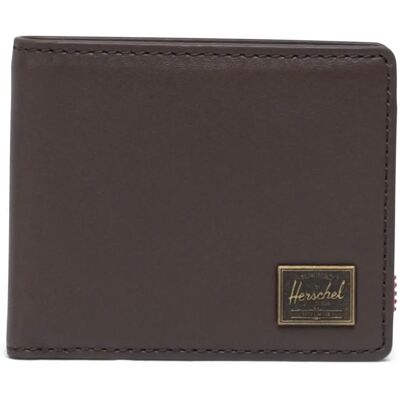 Herschel Hank Portafoglio RFID in Pelle - Unisex - Marrone Herschel Hank Portafoglio RFID in Pelle - Unisex - Marrone