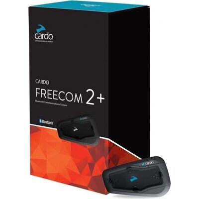 Cardo - Freecom 2+ Duo - Noir - Taille unique - Intercom - Publicité Cardo - Freecom 2+ Duo - Noir - Taille unique - Intercom - Publicité