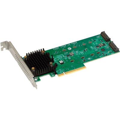Broadcom 9540-2M2 RAID-kontroller - 8 Kanaler PCIe 4.0 - Svart Broadcom 9540-2M2 RAID-kontroller - 8 Kanaler PCIe 4.0 - Svart