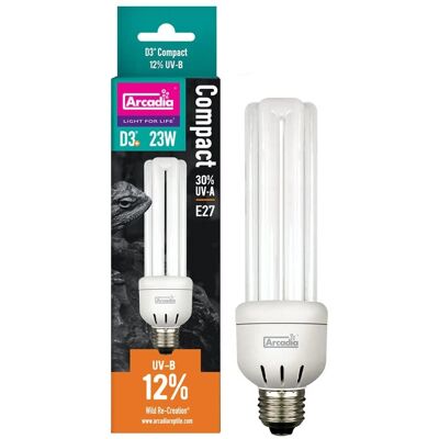 Arcadia 12% UVB 23w D3 Pustynia - Oświetlenie dla Gada Arcadia 12% UVB 23w D3 Pustynia - Oświetlenie dla Gada