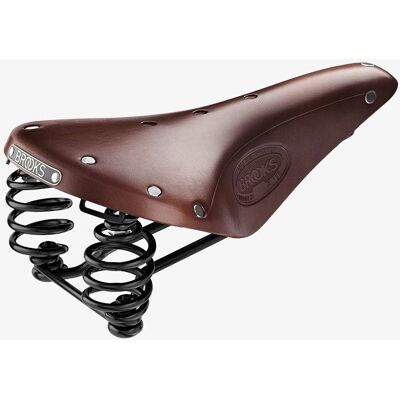 Brooks England Flyer Steel Fahrradsattel - Schwarz - Sattel Brooks England Flyer Steel Fahrradsattel - Schwarz - Sattel