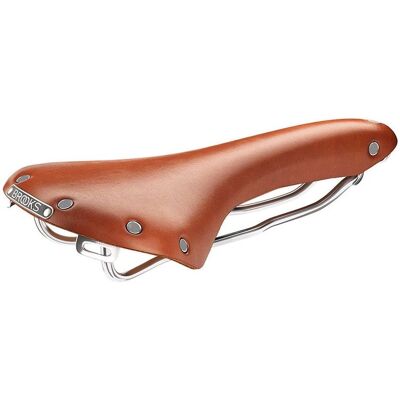 Brooks B15 Swallow Lederen Zadel - Honing - Klassiek Rennzadel Brooks B15 Swallow Lederen Zadel - Honing - Klassiek Rennzadel