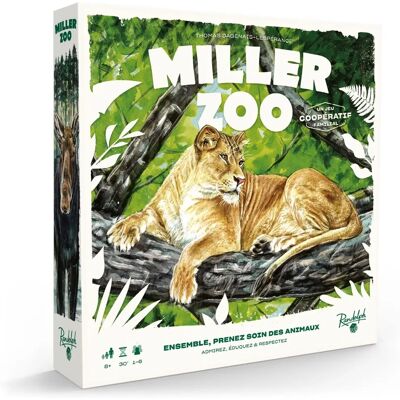 Jeu de société MILLER ZOO Randolph - Zoo - Coopératif familial - Publicité Jeu de société MILLER ZOO Randolph - Zoo - Coopératif familial - Publicité