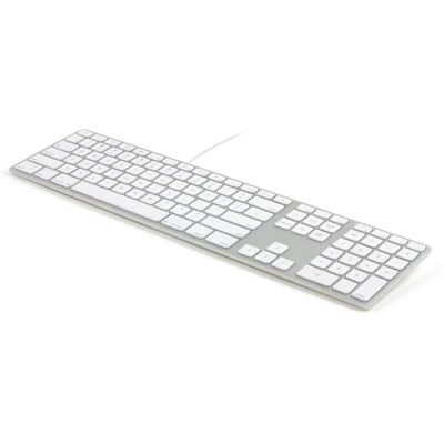 Matias FK318B-DE Clavier en aluminium - Mac QWERTZ, USB, Blanc - Publicité Matias FK318B-DE Clavier en aluminium - Mac QWERTZ, USB, Blanc - Publicité