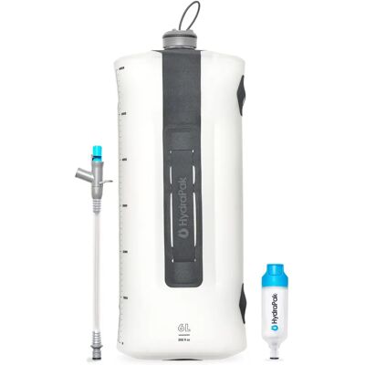 Hydrapak Seeker+ 6L Ultra-Léger Stockage d'Eau + Filtration Additionnelle - Publicité Hydrapak Seeker+ 6L Ultra-Léger Stockage d'Eau + Filtration Additionnelle - Publicité