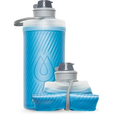 HydraPak Flux 1.0L - Tahoe Blue - Flasque souple - Bouteille d'eau - Publicité HydraPak Flux 1.0L - Tahoe Blue - Flasque souple - Bouteille d'eau - Publicité
