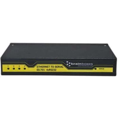 Brainboxes ES-701 Serielle Schnittstelle - 4 Ports - Ethernet Switch Brainboxes ES-701 Serielle Schnittstelle - 4 Ports - Ethernet Switch