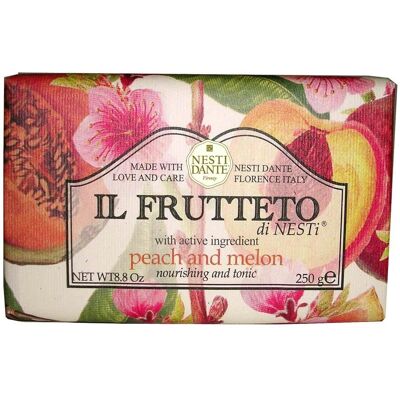 Nesti Dante Il Frutteto Peach & Melon Soap Bar (250 g) Nesti Dante Il Frutteto Peach & Melon Soap Bar (250 g)