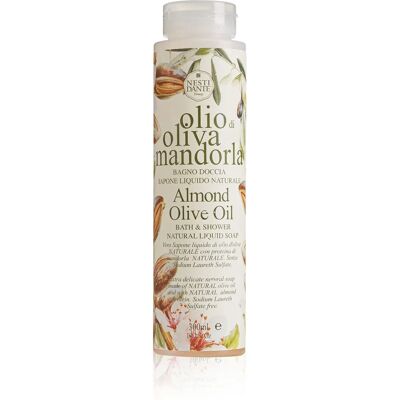 Nesti Dante Sapone liquido naturale per bagno e doccia - Olio di oliva & mandorla, 300ml Nesti Dante Sapone liquido naturale per bagno e doccia - Olio di oliva & mandorla, 300ml