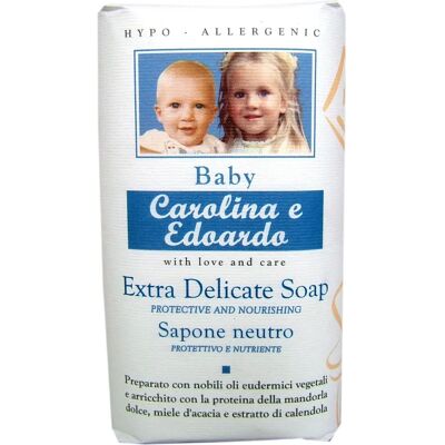 Nesti Dante Carolina & Edoardo Savon Extra Délicat - Protecteur & Nourrissant - Publicité Nesti Dante Carolina & Edoardo Savon Extra Délicat - Protecteur & Nourrissant - Publicité