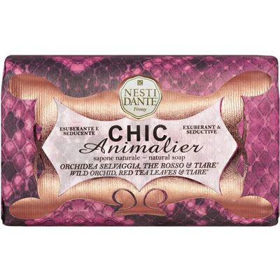 Savon Python Rouge Nesti Dante - Chic Animalier - 250g - Publicité Savon Python Rouge Nesti Dante - Chic Animalier - 250g - Publicité