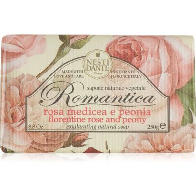 Nesti Dante Romantica Sapone da Bagno Rosa e Peonia (250 g) Nesti Dante Romantica Sapone da Bagno Rosa e Peonia (250 g)