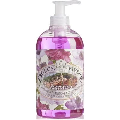 Nesti Dante Dolce Vivere Sapone liquido vegano - Portofino - acqua di rose e giglio marino - 500ml Nesti Dante Dolce Vivere Sapone liquido vegano - Portofino - acqua di rose e giglio marino - 500ml