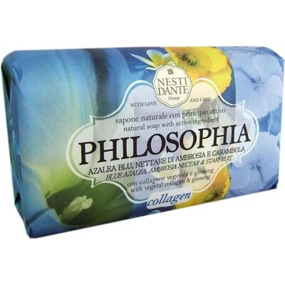 Nesti Dante Philosophia Collagen Vegetal Soap - Blue Azalea - 250g Nesti Dante Philosophia Collagen Vegetal Soap - Blue Azalea - 250g