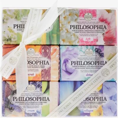 Set di Saponi Philosophia di Nesti Dante - Collezione Naturale - 6x 150g Set di Saponi Philosophia di Nesti Dante - Collezione Naturale - 6x 150g