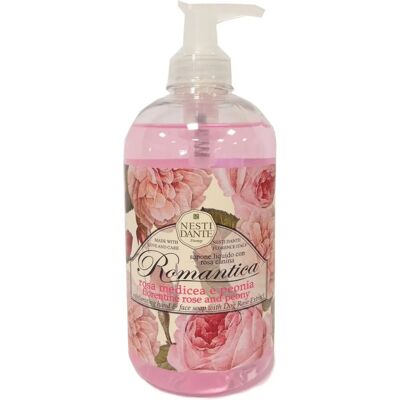 Nesti Dante Romantica Rose and Peony liquid soap (500ml) Nesti Dante Romantica Rose and Peony liquid soap (500ml)
