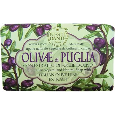 Savon Olivae di Puglia de Nesti Dante - Extrait de feuille d'olivier, 150g - Publicité Savon Olivae di Puglia de Nesti Dante - Extrait de feuille d'olivier, 150g - Publicité
