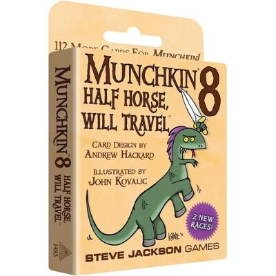 Munchkin 8 Half Horse Will Travel - Expansão - Jogo de cartas Munchkin 8 Half Horse Will Travel - Expansão - Jogo de cartas