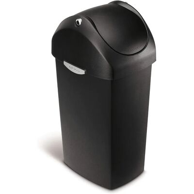 Simplehuman 40L Schwarzer Swing Deckel Mülleimer - Mülleimer Simplehuman 40L Schwarzer Swing Deckel Mülleimer - Mülleimer