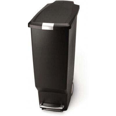 Simplehuman Slim Pedaleimer 40 L - Schwarz Simplehuman Slim Pedaleimer 40 L - Schwarz