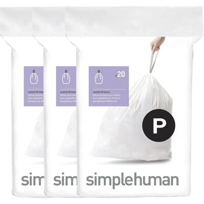 Simplehuman 60L Trash Bags - Trash Bags Simplehuman 60L Trash Bags - Trash Bags