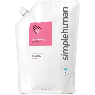 Simplehuman Geranium Hand Soap - 1L - Liquid Hand Soap Simplehuman Geranium Hand Soap - 1L - Liquid Hand Soap