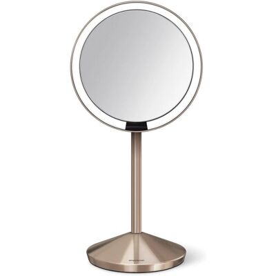 Specchio per Trucco Simplehuman Oro Rosa - 10x, Ricaricabile USB, Compatto Specchio per Trucco Simplehuman Oro Rosa - 10x, Ricaricabile USB, Compatto