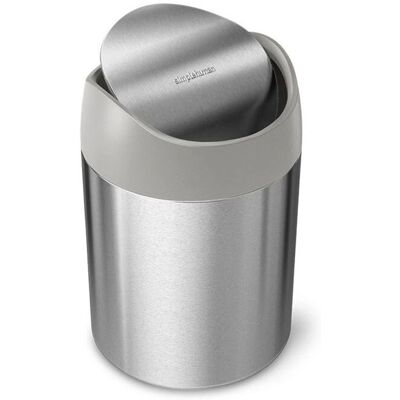 Simplehuman CW2084 Stainless Steel 1.5L Trash Can - Trash Can Simplehuman CW2084 Stainless Steel 1.5L Trash Can - Trash Can