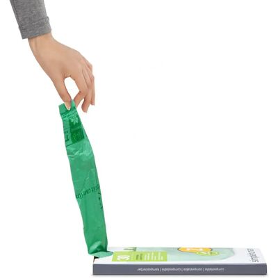simplehuman CW0525 Biologisch Abbaubare Müllbeutel - Grün, 4L, Pack von 30 simplehuman CW0525 Biologisch Abbaubare Müllbeutel - Grün, 4L, Pack von 30