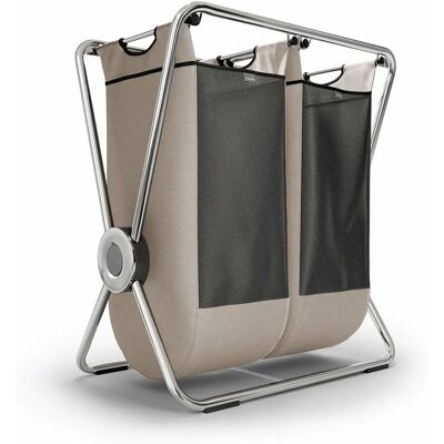 Coș de rufe simplehuman - Cadru din oțel greu, Poliester reciclat Coș de rufe simplehuman - Cadru din oțel greu, Poliester reciclat