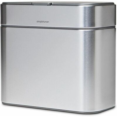simplehuman rektangulær sensor affaldsspand - 58L - Mat sort stål simplehuman rektangulær sensor affaldsspand - 58L - Mat sort stål