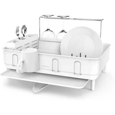 Organizator de bucătărie simplehuman KT1198 - Tacâmuri, Utensile, Oțel Alb Organizator de bucătărie simplehuman KT1198 - Tacâmuri, Utensile, Oțel Alb