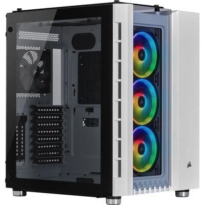 Corsair Tour Moyenne 680X RGB Blanc - Boîtier PC - Publicité Corsair Tour Moyenne 680X RGB Blanc - Boîtier PC - Publicité