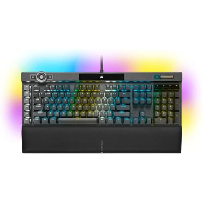 Corsair K100 RGB Keyboard - Mekanisk, Bakgrunnsbelyst, Nordisk Layout Corsair K100 RGB Keyboard - Mekanisk, Bakgrunnsbelyst, Nordisk Layout