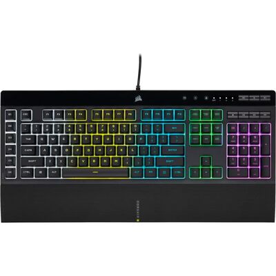 Teclado Corsair K55 RGB PRO - QWERTZ Alemán - Negro Teclado Corsair K55 RGB PRO - QWERTZ Alemán - Negro