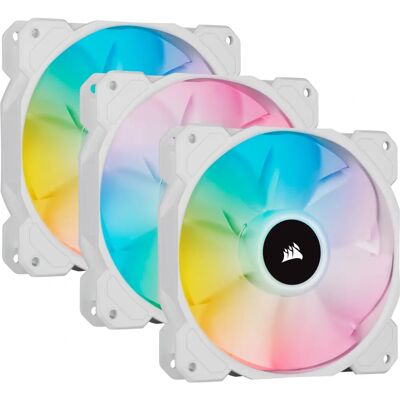 Ventilador de PC Corsair SP120 RGB ELITE - Alto rendimiento - Blanco Ventilador de PC Corsair SP120 RGB ELITE - Alto rendimiento - Blanco