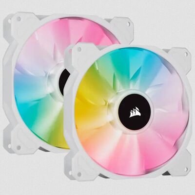 Corsair SP140 RGB ELITE Weiße Computergehäuselüfter - Computer case fan Corsair SP140 RGB ELITE Weiße Computergehäuselüfter - Computer case fan