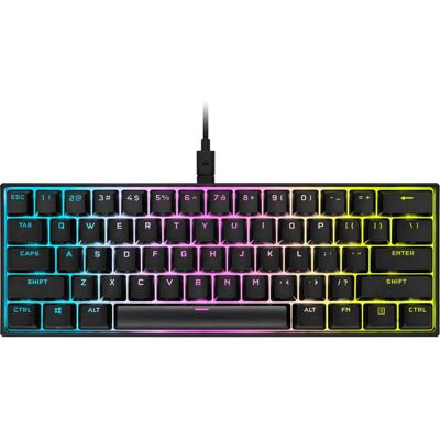 Clavier Corsair K65 RGB Mini - Compacte USB Gaming Noir - Publicité Clavier Corsair K65 RGB Mini - Compacte USB Gaming Noir - Publicité