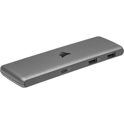 Corsair USB100 USB 3.2 Gen 1 Type-C Musta Harmaa - USB Hub Corsair USB100 USB 3.2 Gen 1 Type-C Musta Harmaa - USB Hub