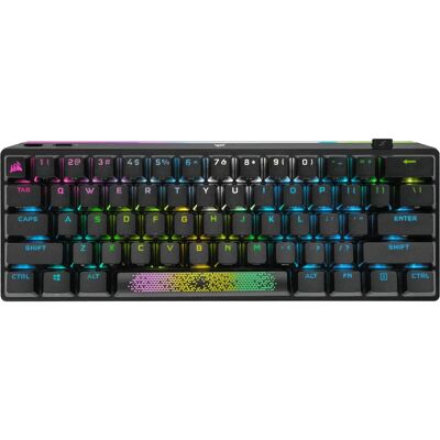 Trådlös gaming-tangentbord Corsair K70 PRO MINI RGB 60 % Svart Trådlös gaming-tangentbord Corsair K70 PRO MINI RGB 60 % Svart