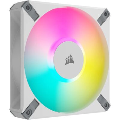Corsair AF120 RGB ELITE Biały Wysokiej Wydajności 120mm Chłodnica Corsair AF120 RGB ELITE Biały Wysokiej Wydajności 120mm Chłodnica